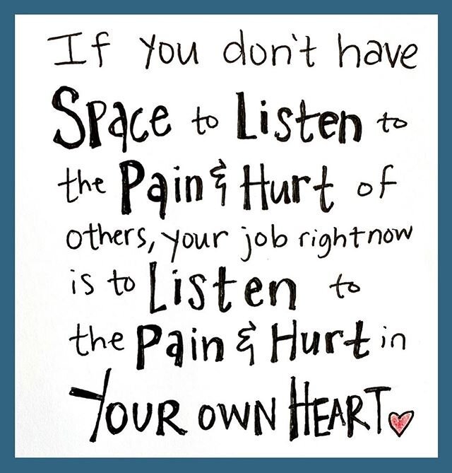 Expanding our capacity to hold space for others starts with learning to hold space for ourselves. It&rsquo;s okay (and important) to meet ourselves where we&rsquo;re at, just be sure to show up for the meeting. Deep listening will transform our world